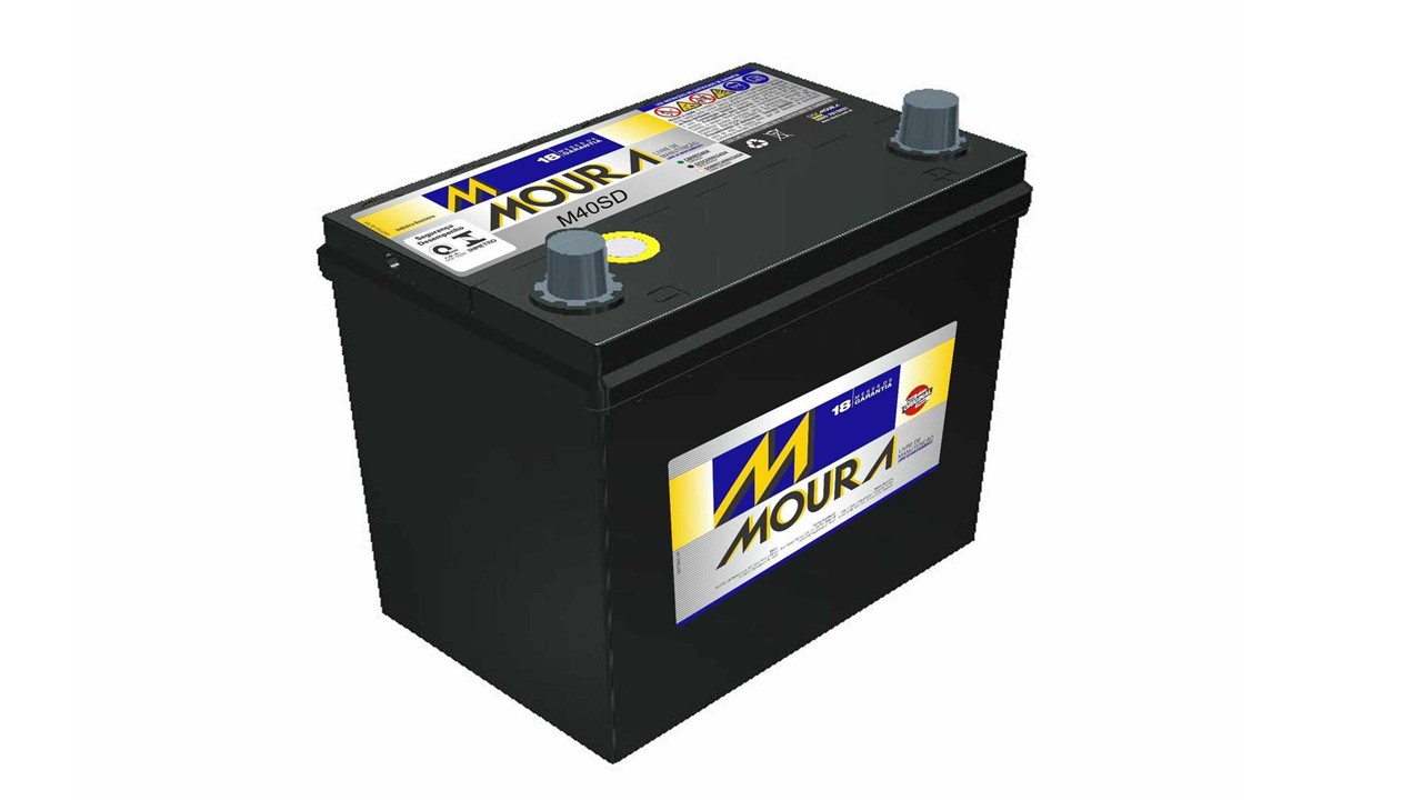 Bateria Automotiva MOURA 60Ah 12V M60GD e M60GE - Bateria